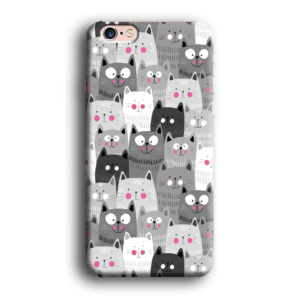 Cute Cat 001 iPhone 6 Plus | 6s Plus Case-Phone Case-3D Case-Altracase