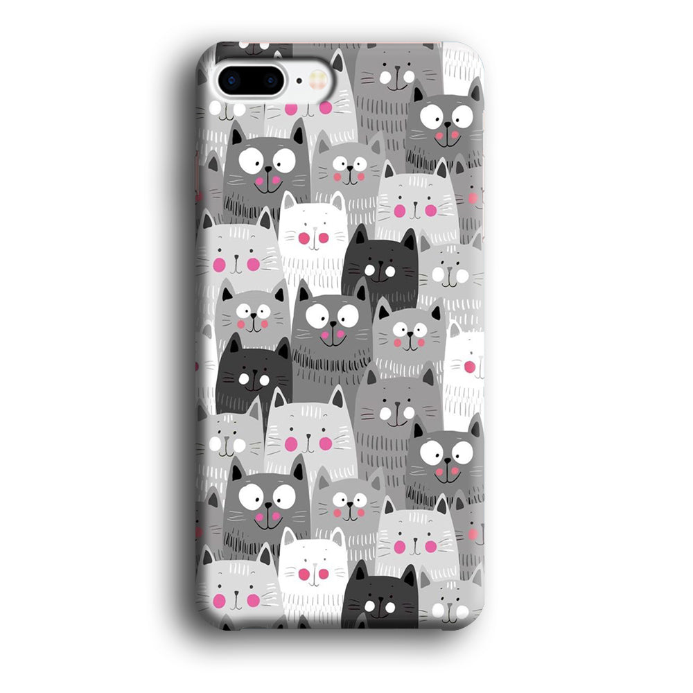 Cute Cat 001 iPhone 8 Plus Case-Phone Case-3D Case-Altracase