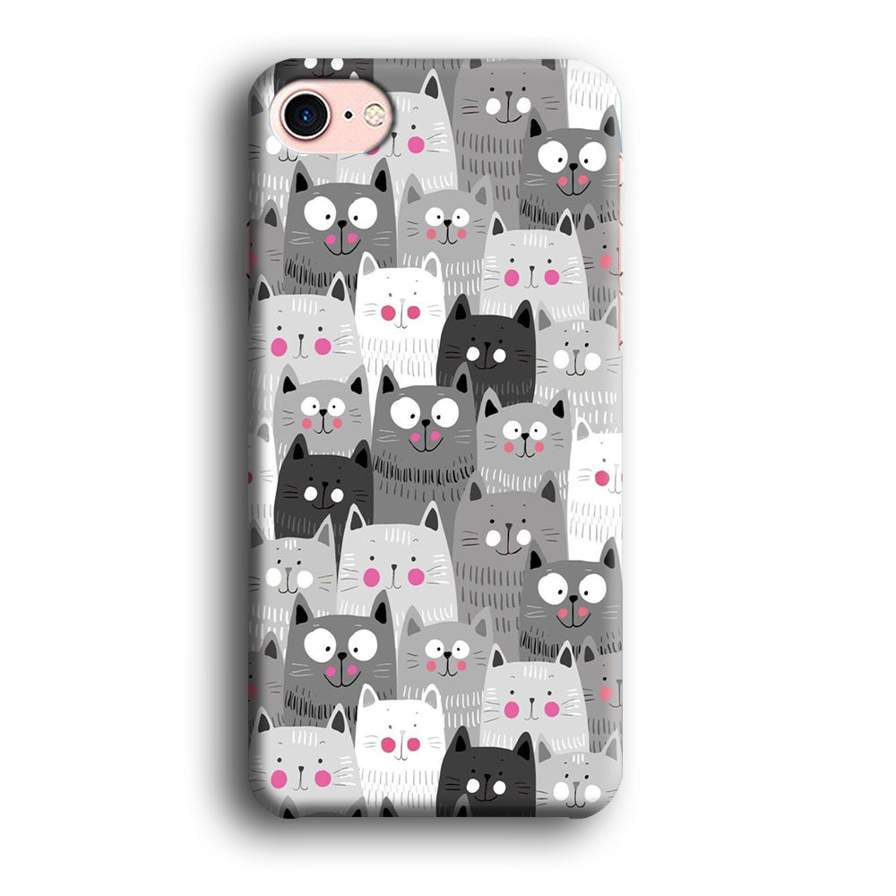 Cute Cat 001 iPhone 7 Case-Phone Case-3D Case-Altracase