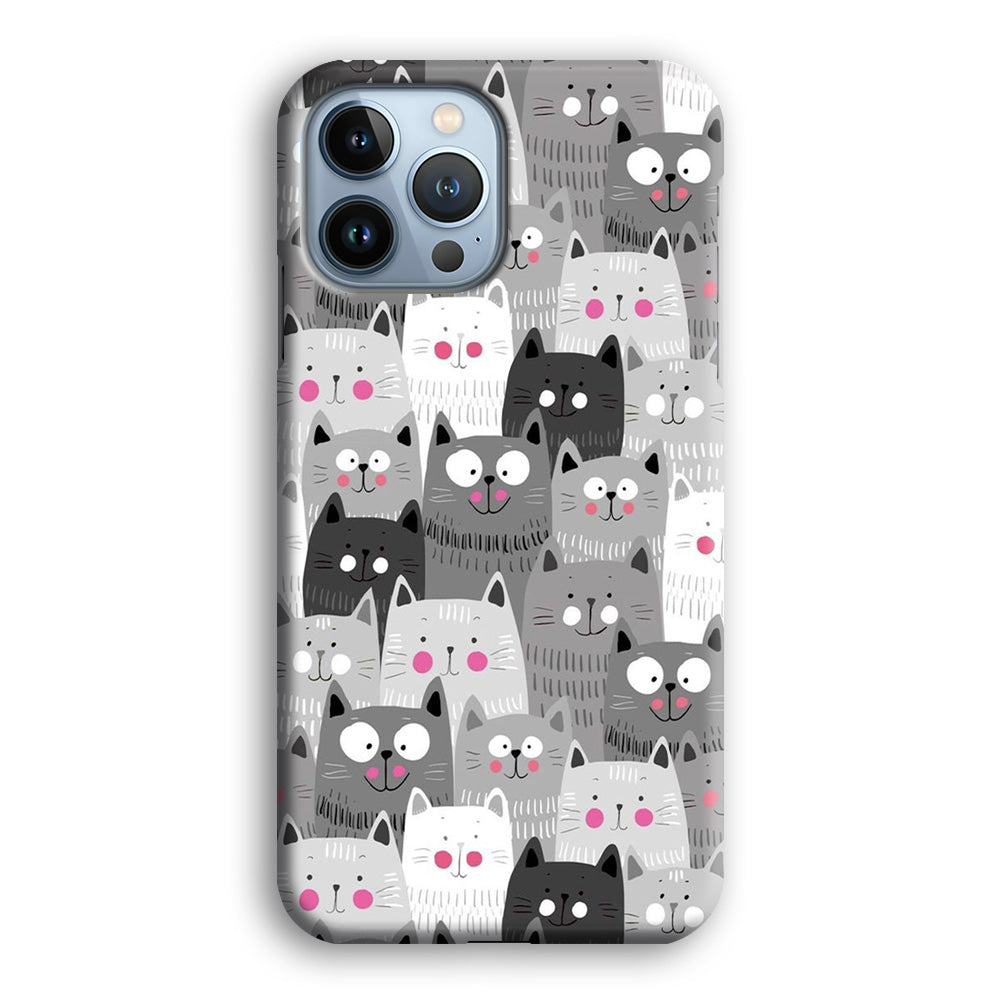 Cute Cat 001 iPhone 15 Pro Max Case-Phone Case-3D Case-Altracase