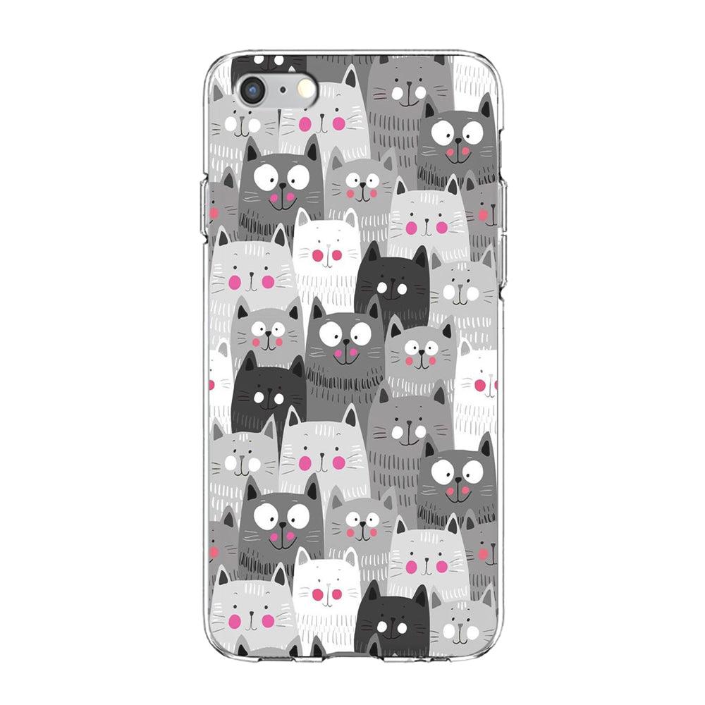 Cute Cat 001 iPhone 6 | 6s Case-Phone Case-Clear Soft Case-Altracase