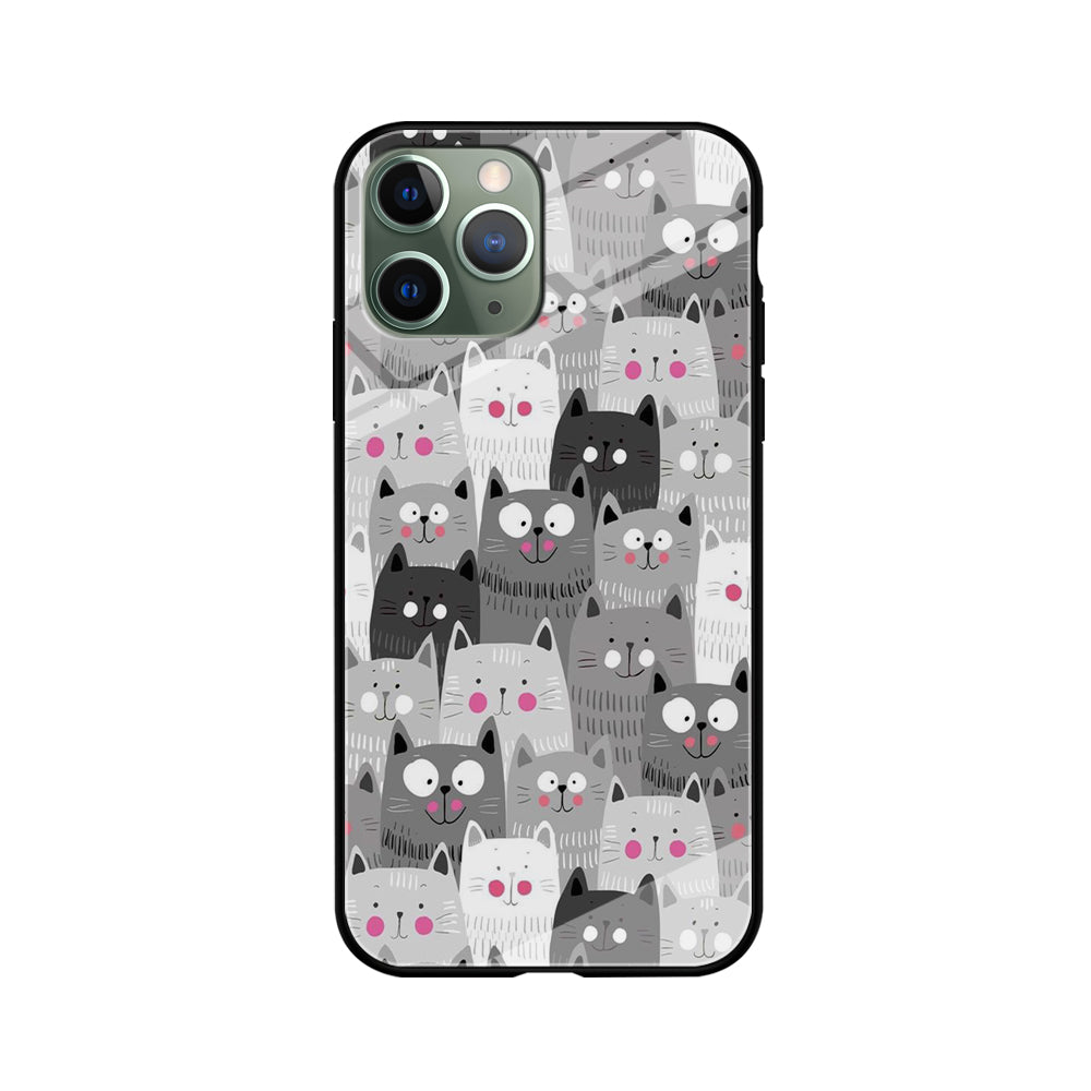Cute Cat 001 iPhone 11 Pro Case-Phone Case-Tempered Glass Case-Altracase