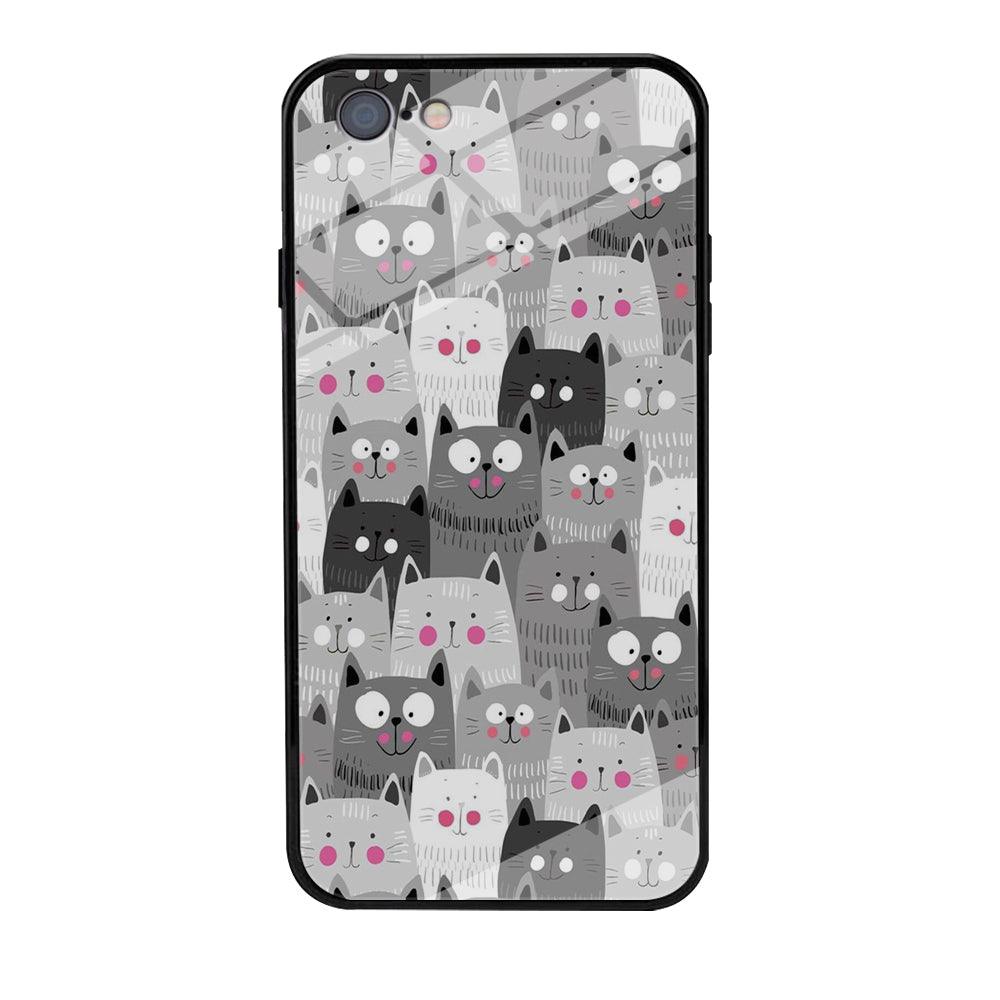 Cute Cat 001 iPhone 6 | 6s Case-Phone Case-Tempered Glass Case-Altracase