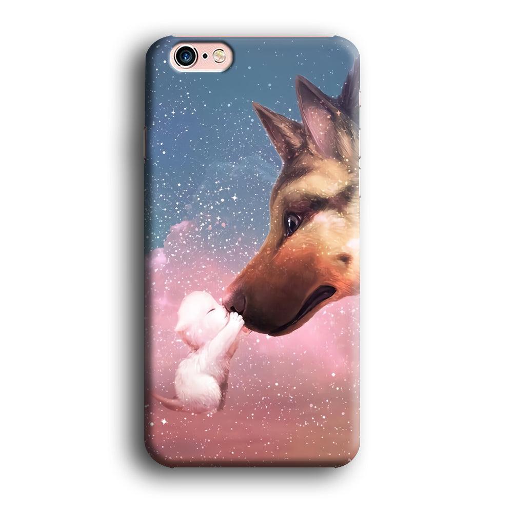 Cute Cat Kiss Dog iPhone 6 | 6s Case-Phone Case-3D Case-Altracase