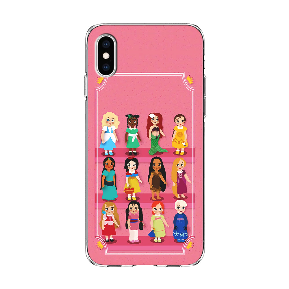 Cute Disney Princess iPhone X Case-Phone Case-Clear Soft Case-Altracase