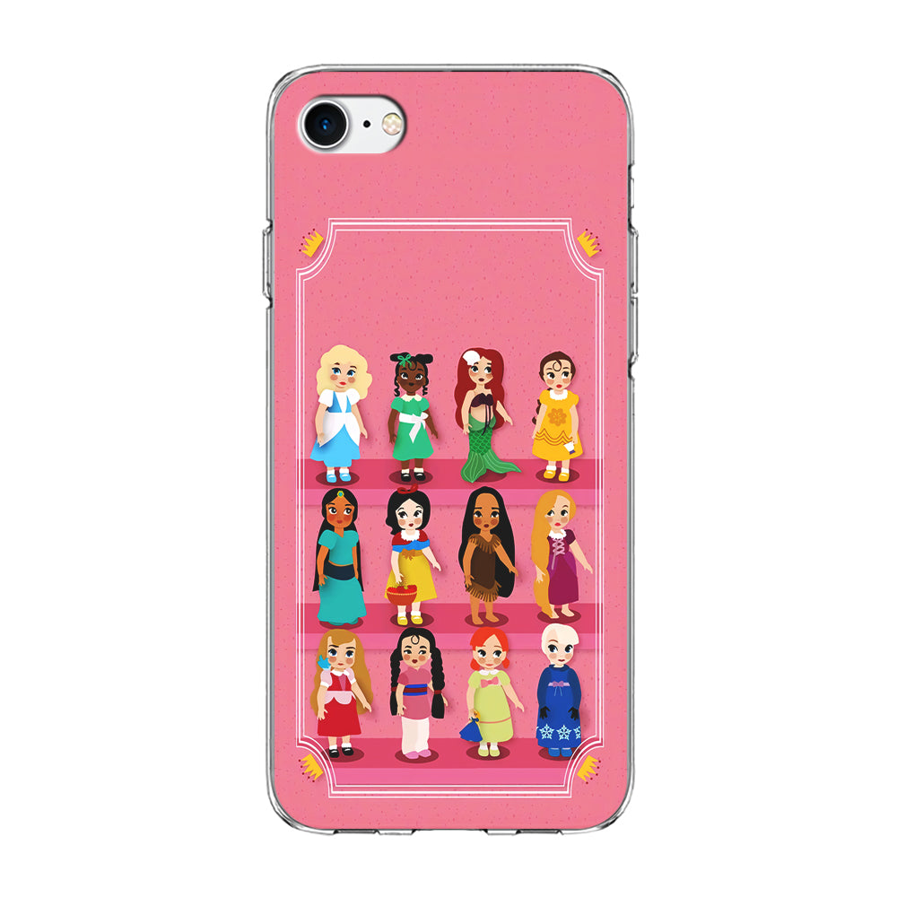Cute Disney Princes iPhone 7 Case-Phone Case-Clear Soft Case-Altracase