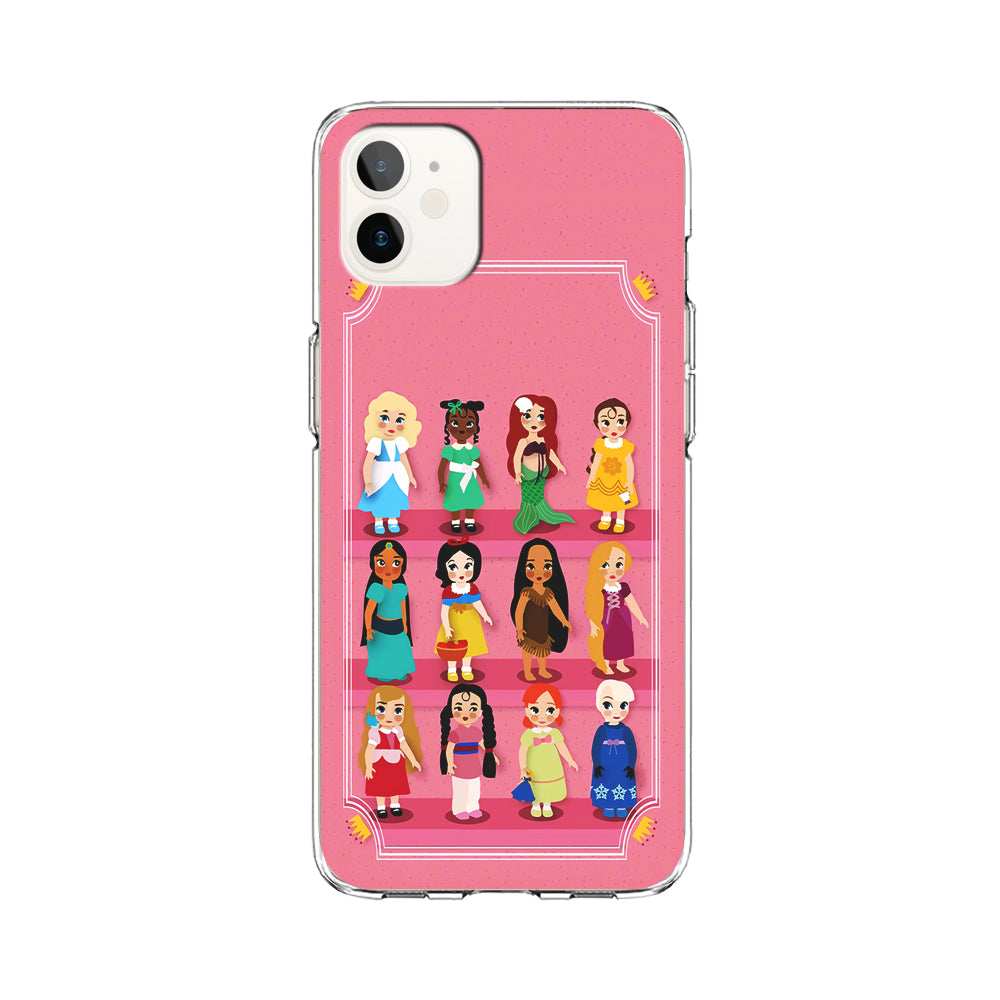 Cute Disney Princess iPhone 12 Case-Phone Case-Clear Soft Case-Altracase