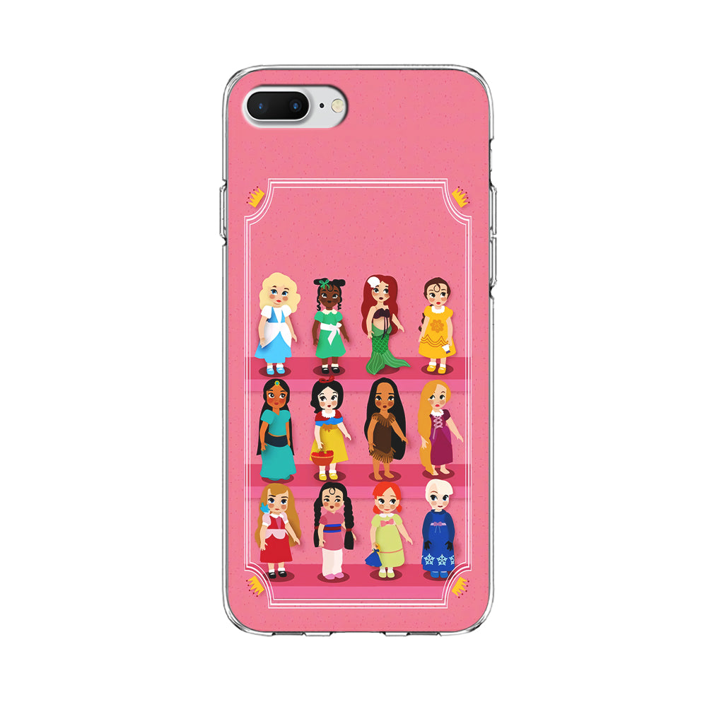 Cute Disney Princess iPhone 8 Plus Case-Phone Case-Clear Soft Case-Altracase