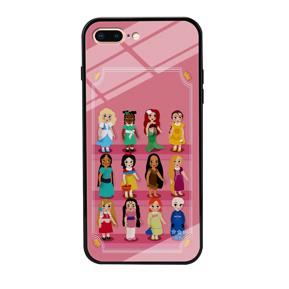 Cute Disney Princess iPhone 8 Plus Case-Phone Case-Tempered Glass Case-Altracase
