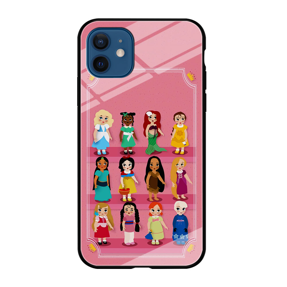 Cute Disney Princess iPhone 12 Case-Phone Case-Tempered Glass Case-Altracase