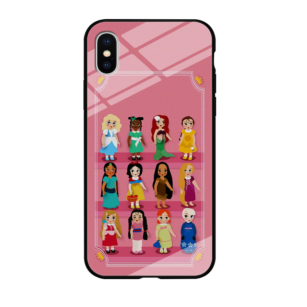 Cute Disney Princess iPhone X Case-Phone Case-Tempered Glass Case-Altracase