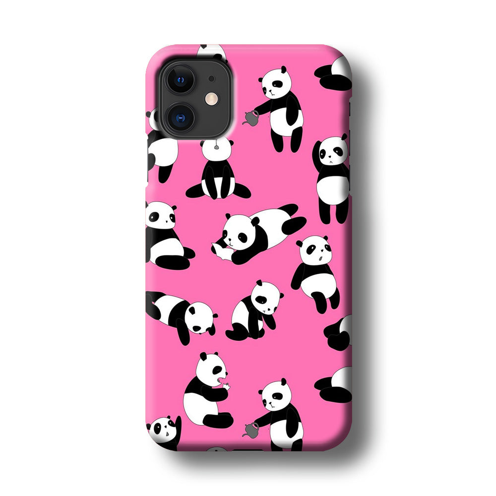 Cute Panda iPhone 11 Case-Phone Case-3D Case-Altracase