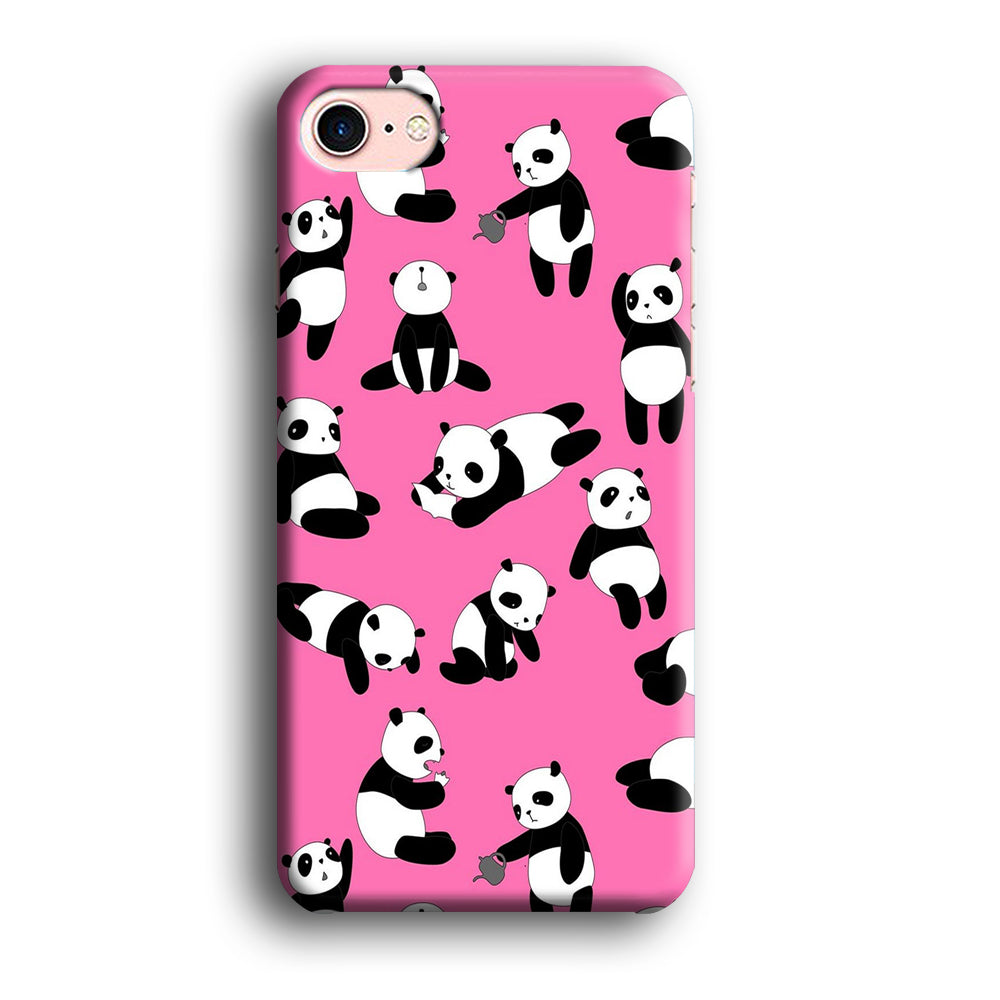 Cute Panda iPhone 7 Case-Phone Case-3D Case-Altracase