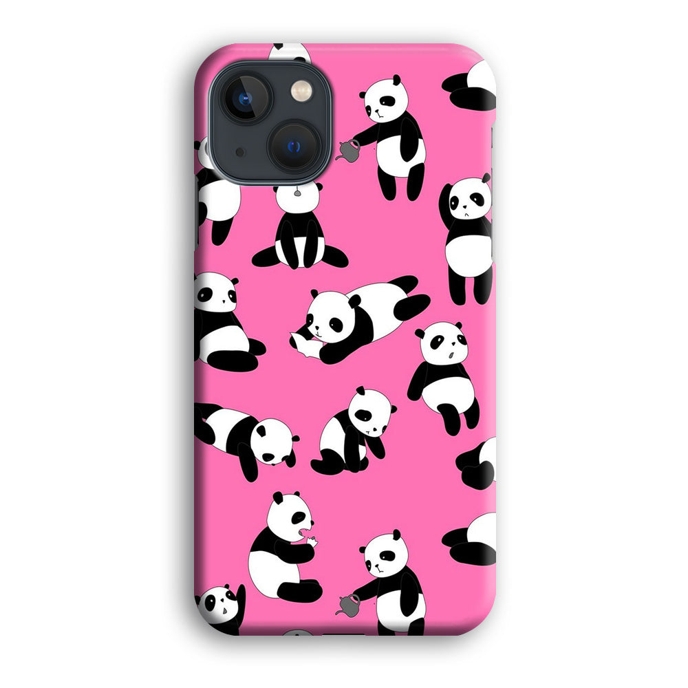 Cute Panda iPhone 13 Case-Phone Case-3D Case-Altracase