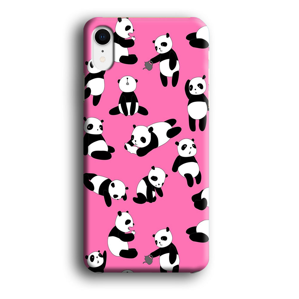 Cute Panda iPhone XR Case-Phone Case-3D Case-Altracase