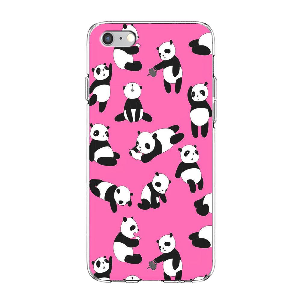 Cute Panda iPhone 6 | 6s Case-Phone Case-Clear Soft Case-Altracase