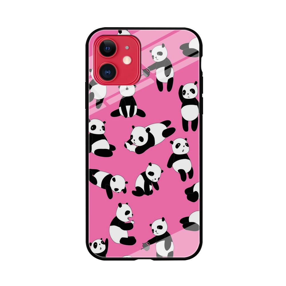 Cute Panda iPhone 11 Case-Phone Case-Tempered Glass Case-Altracase