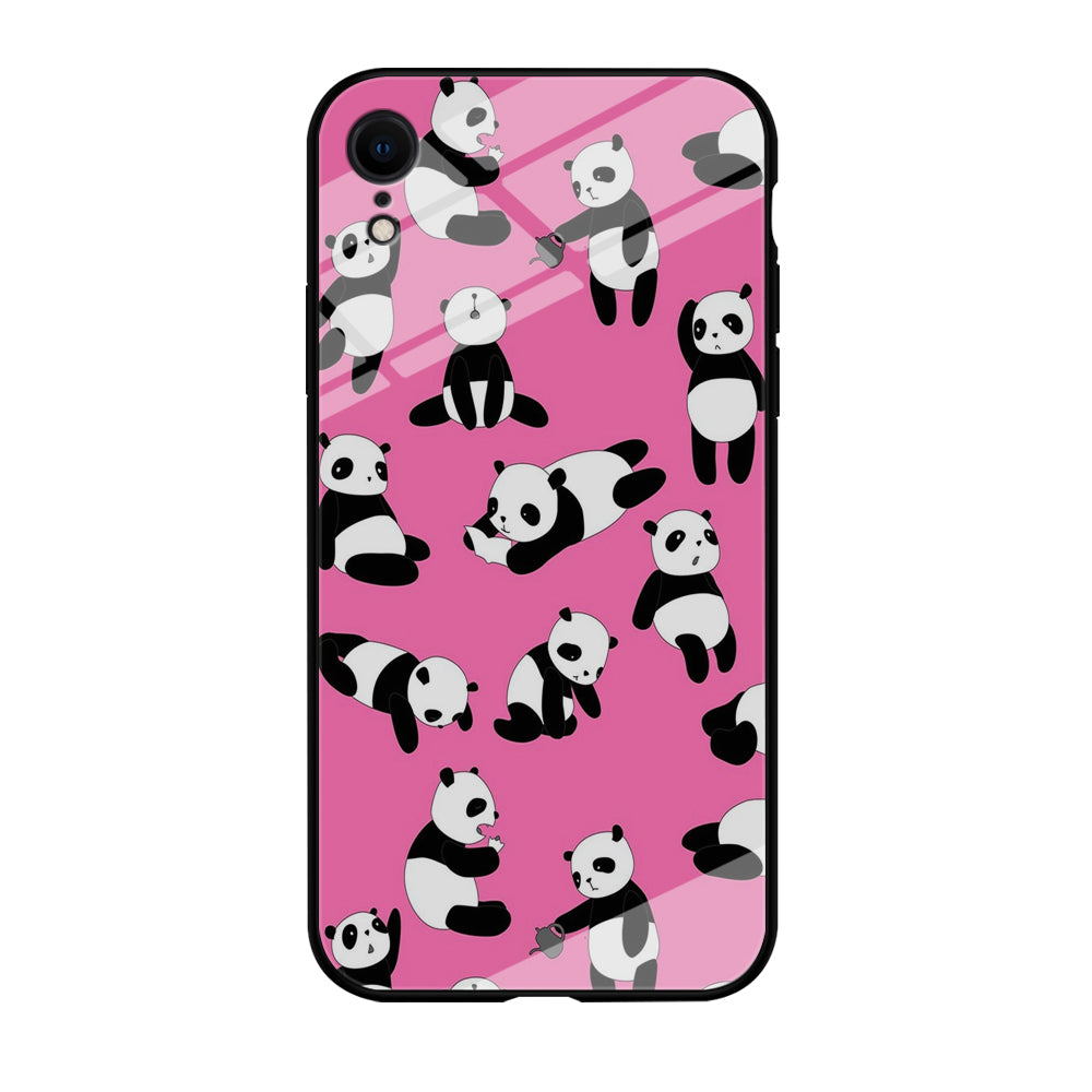 Cute Panda iPhone XR Case-Phone Case-Tempered Glass Case-Altracase