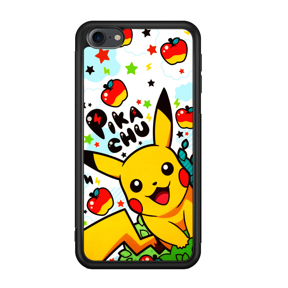 Cute Pikachu and Apple iPod Touch 6 Case-Phone Case-3D Case-Altracase
