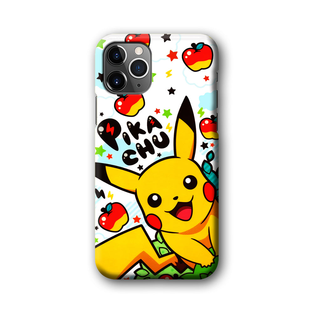 Cute Pikachu and Apple iPhone 11 Pro Case-Phone Case-3D Case-Altracase