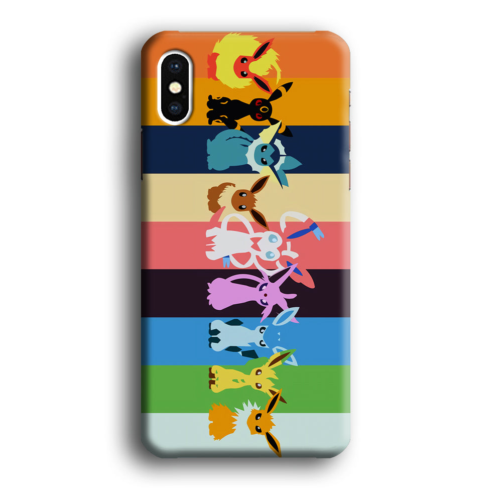 Cute Pokemon Evolutions iPhone X Case-Phone Case-3D Case-Altracase
