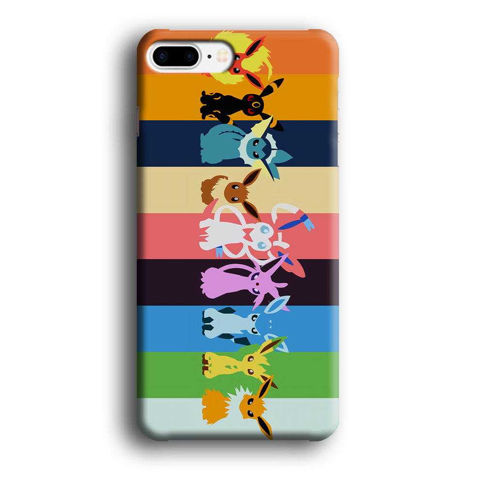 Cute Pokemon Evolutions iPhone 8 Plus Case-Phone Case-3D Case-Altracase