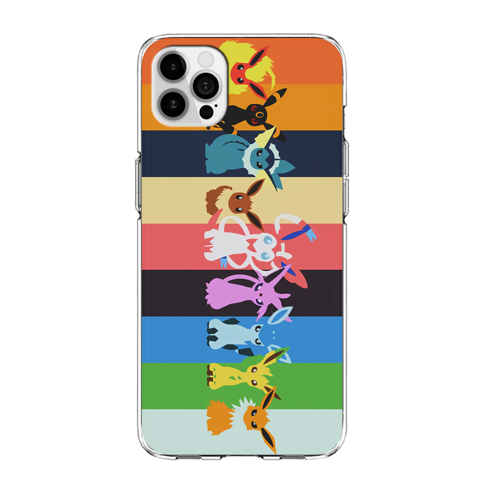 Cute Pokemon Evolutions iPhone 15 Pro Case-Phone Case-Clear Soft Case-Altracase