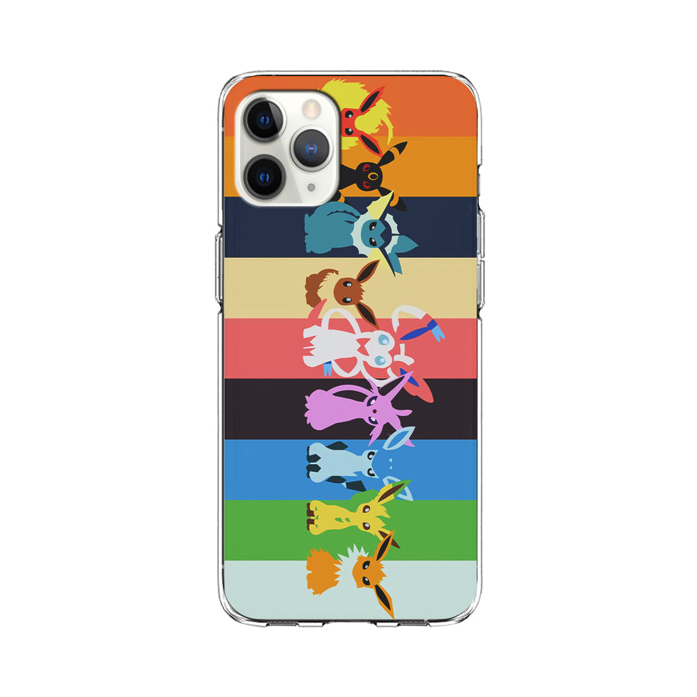 Cute Pokemon Evolutions iPhone 11 Pro Case-Phone Case-Clear Soft Case-Altracase