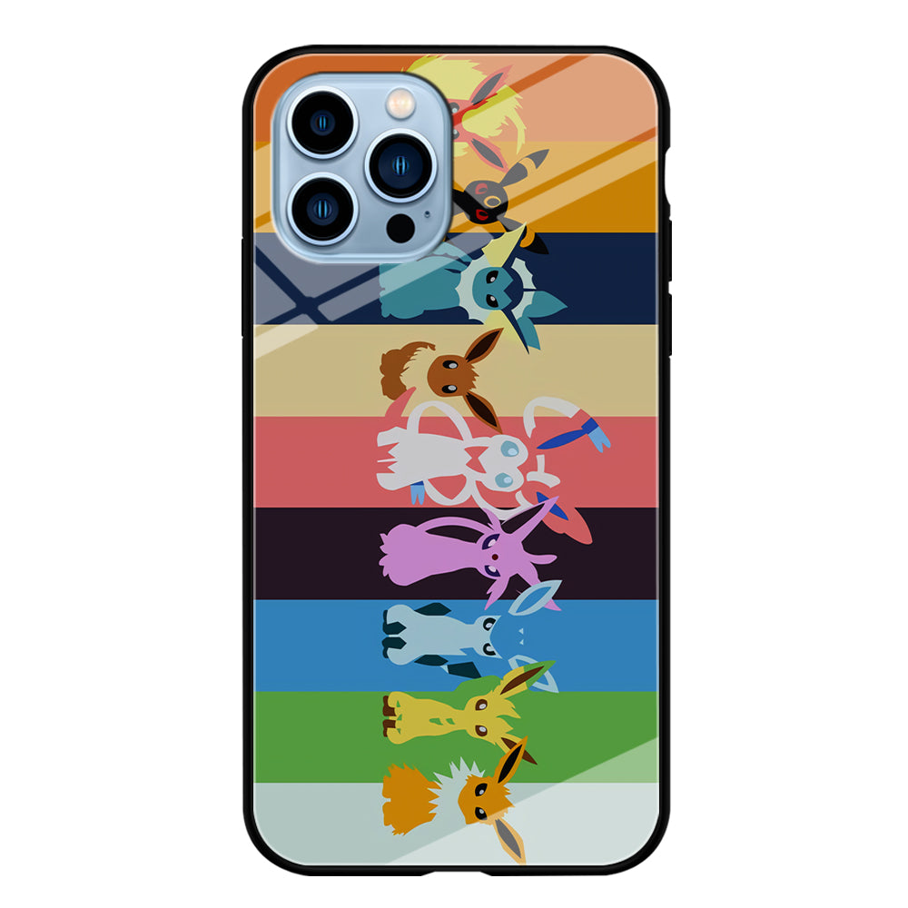 Cute Pokemon Evolutions iPhone 15 Pro Max Case-Phone Case-Tempered Glass Case-Altracase