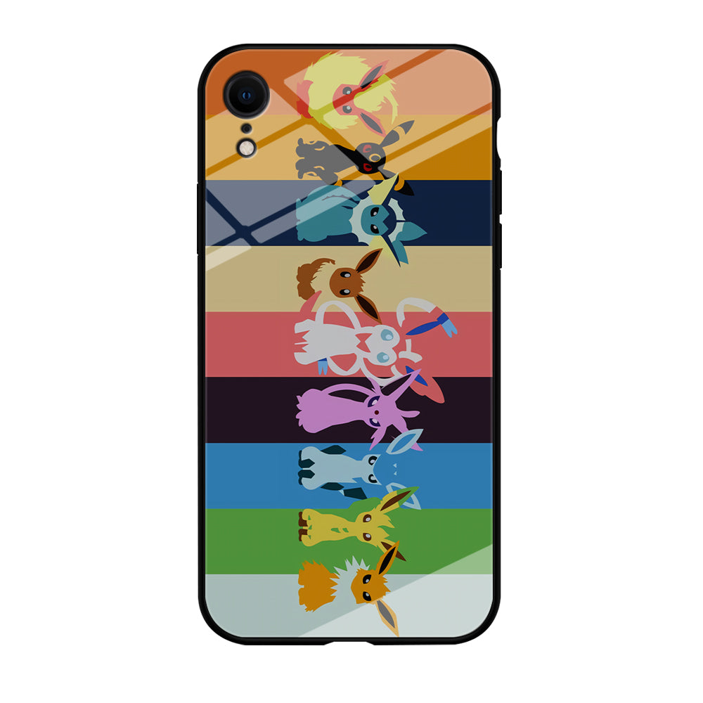 Cute Pokemon Evolutions iPhone XR Case-Phone Case-Tempered Glass Case-Altracase