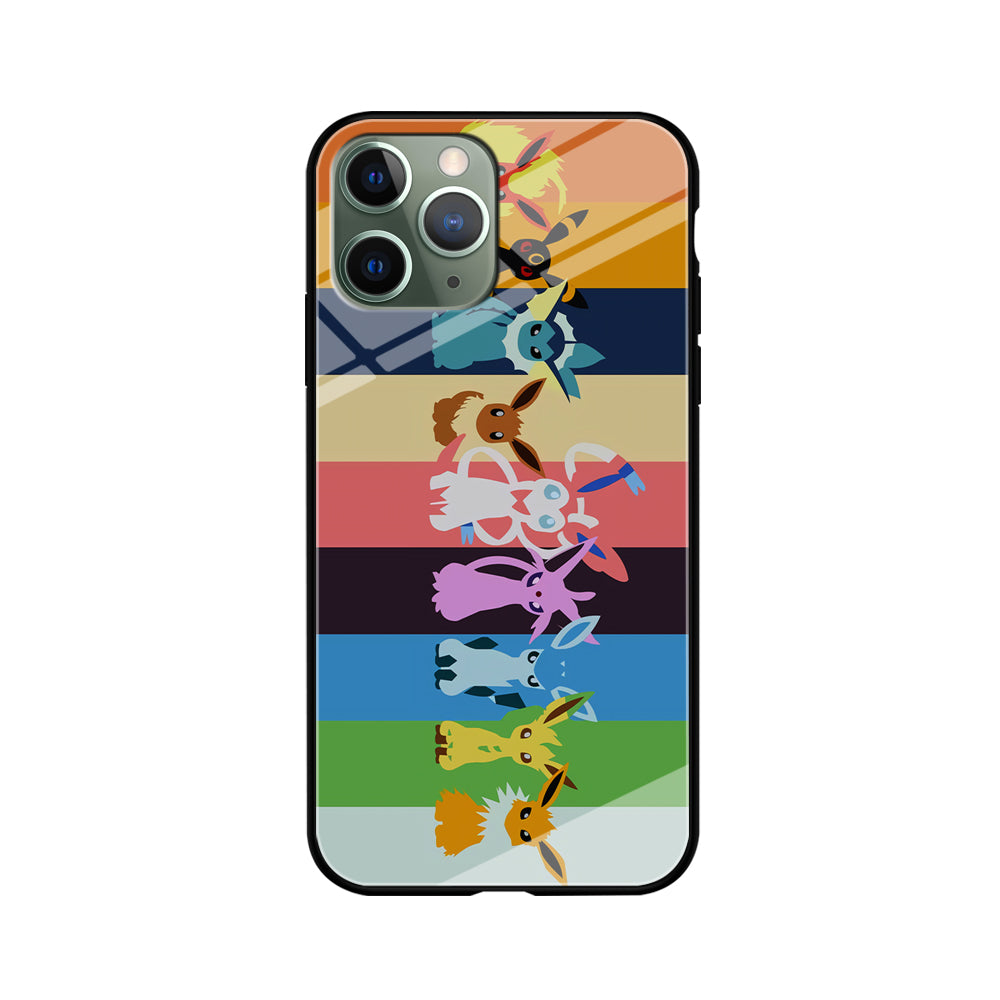 Cute Pokemon Evolutions iPhone 11 Pro Case-Phone Case-Tempered Glass Case-Altracase