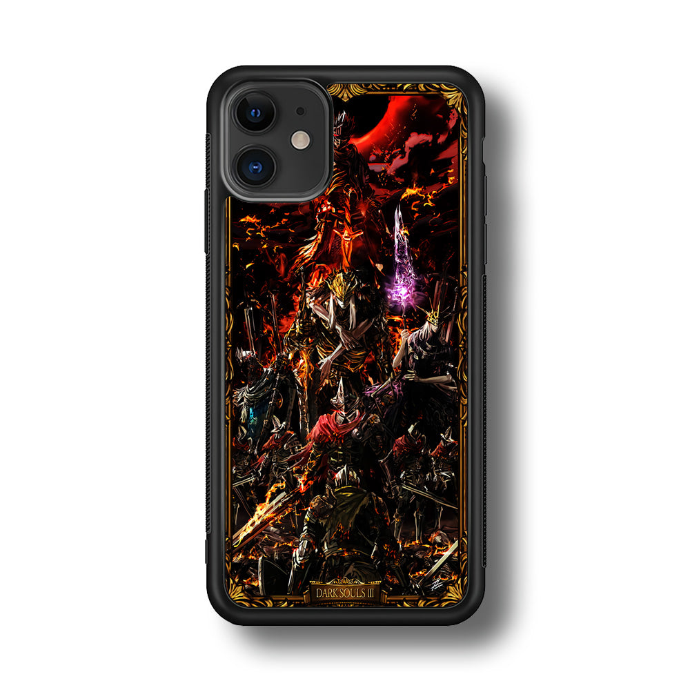 Dark Souls III Poster iPhone 11 Case-Phone Case-Rubber Black (2D Case)-Altracase