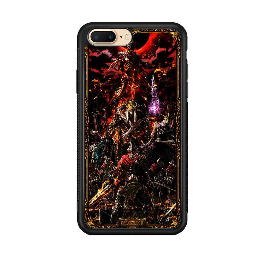 Dark Souls III Poster iPhone 7 Plus Case-Phone Case-Rubber Black (2D Case)-Altracase