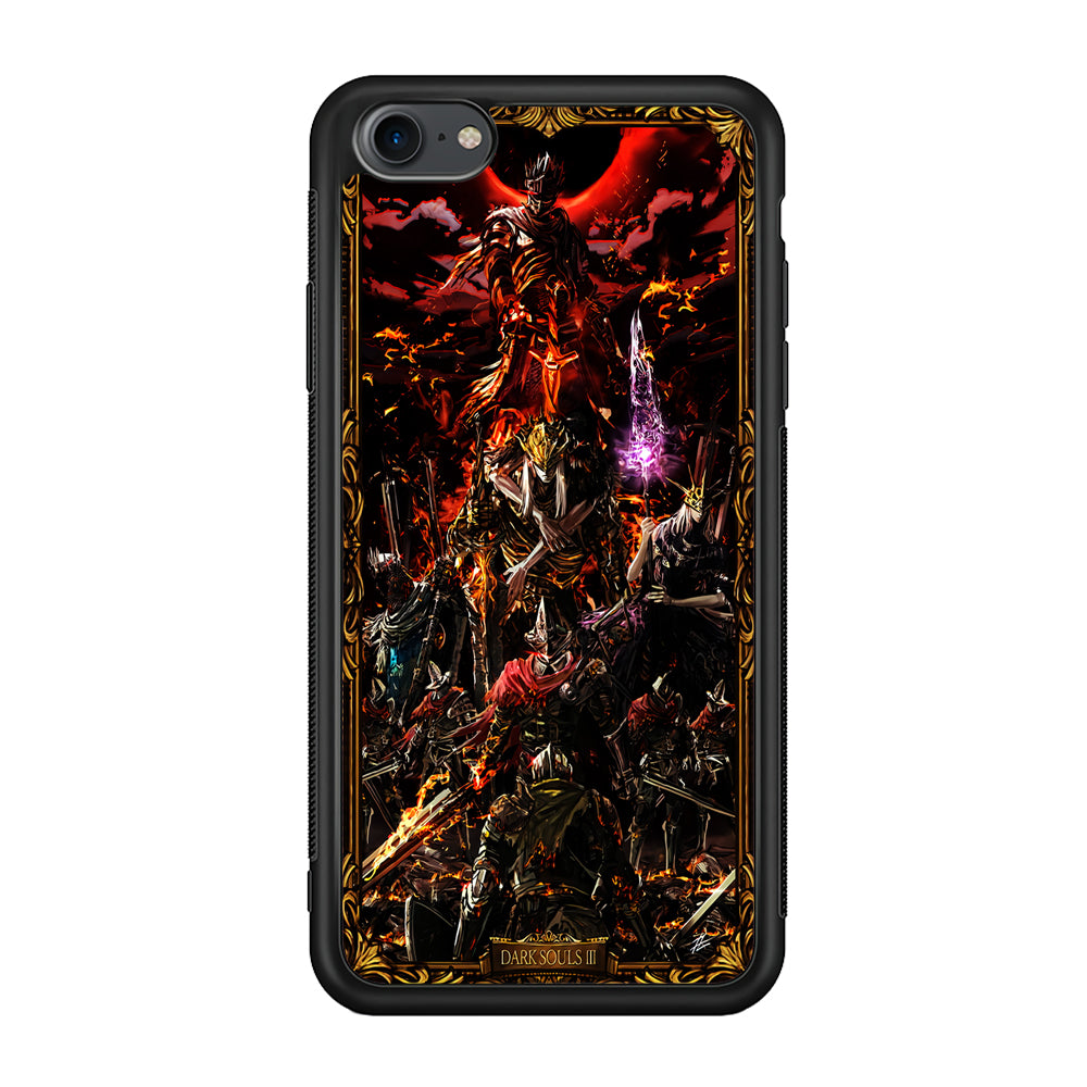 Dark Souls III Poster iPhone 7 Case-Phone Case-Rubber Black (2D Case)-Altracase