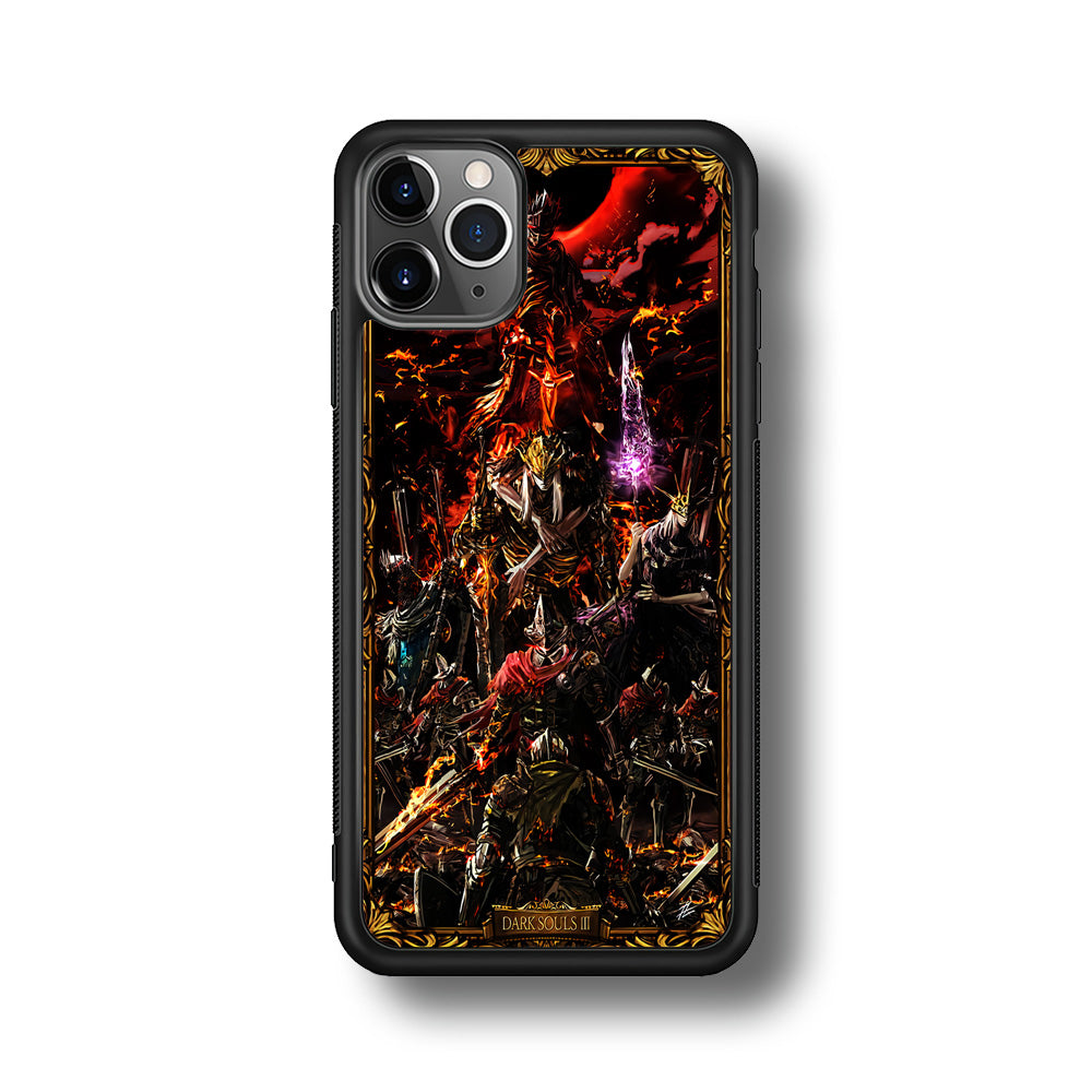 Dark Souls III Poster iPhone 11 Pro Max Case-Phone Case-Rubber Black (2D Case)-Altracase