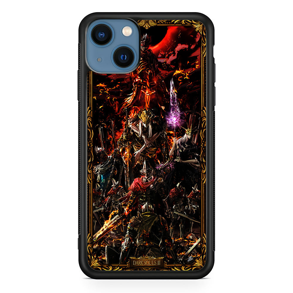Dark Souls III Poster iPhone 13 Case-Phone Case-Rubber Black (2D Case)-Altracase
