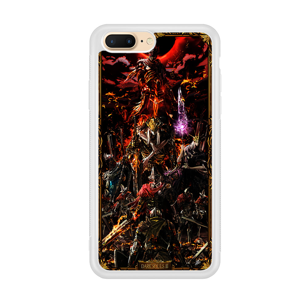 Dark Souls III Poster iPhone 7 Plus Case-Phone Case-Rubber White (2D Case)-Altracase