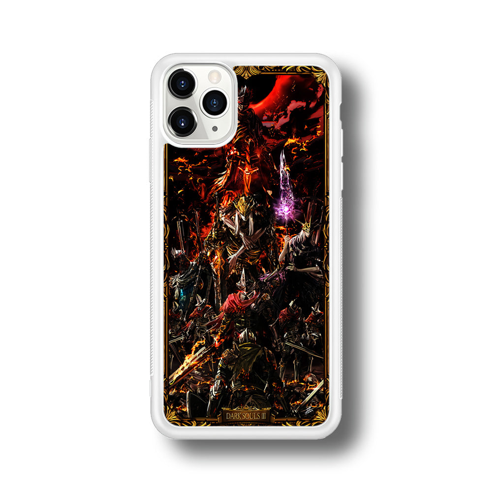 Dark Souls III Poster iPhone 11 Pro Max Case-Phone Case-Rubber White (2D Case)-Altracase