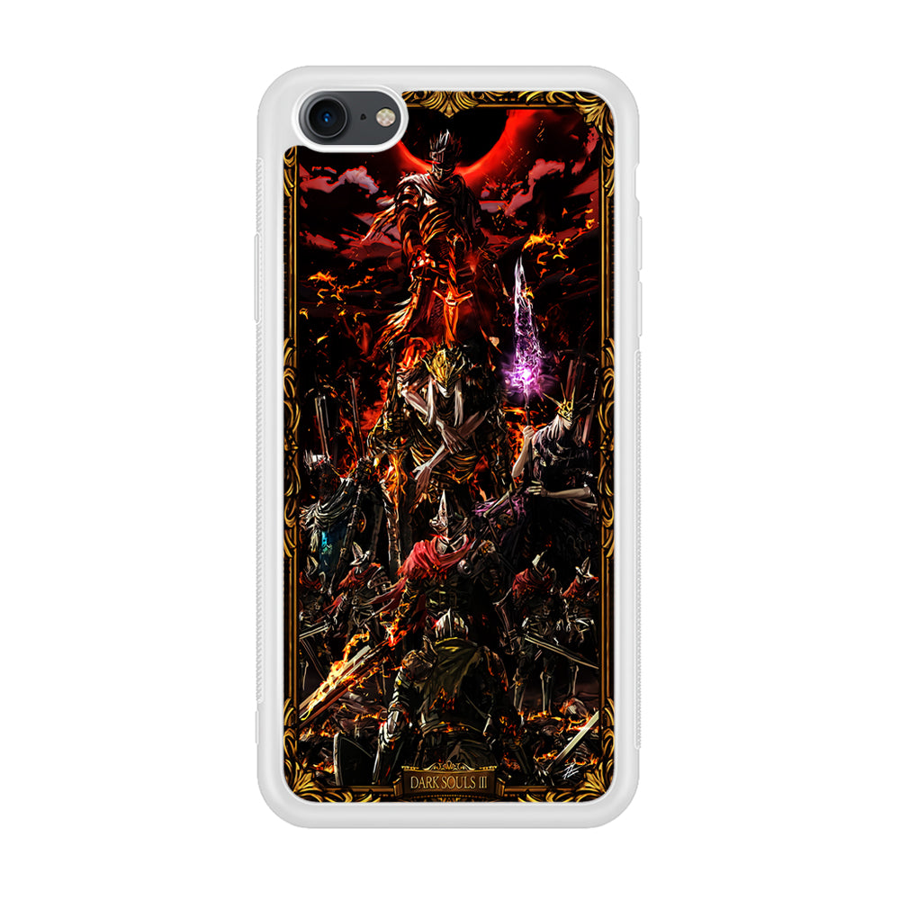 Dark Souls III Poster iPhone 7 Case-Phone Case-Rubber White (2D Case)-Altracase