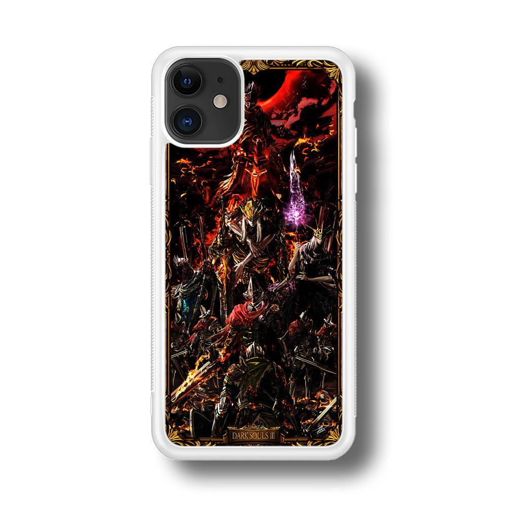 Dark Souls III Poster iPhone 11 Case-Phone Case-Rubber White (2D Case)-Altracase
