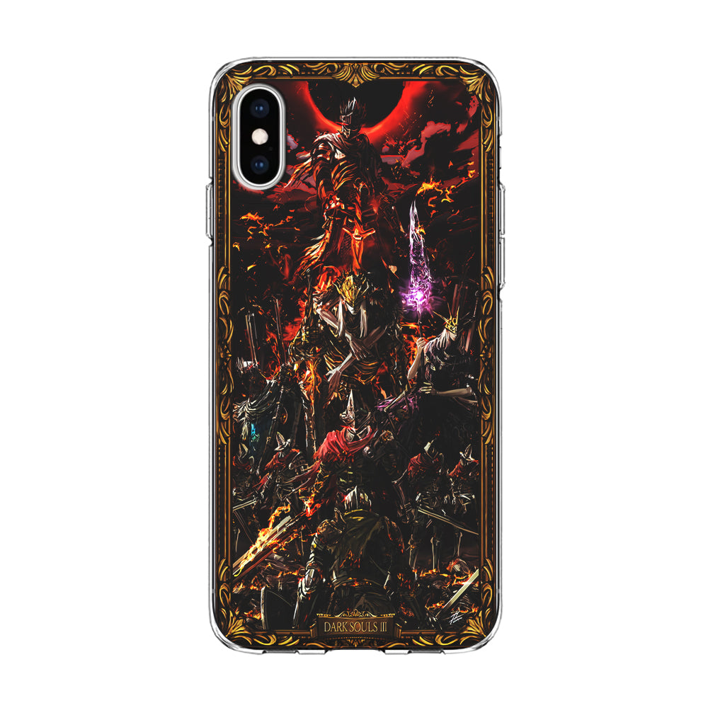 Dark Souls III Poster iPhone Xs Case-Phone Case-Clear Soft Case-Altracase