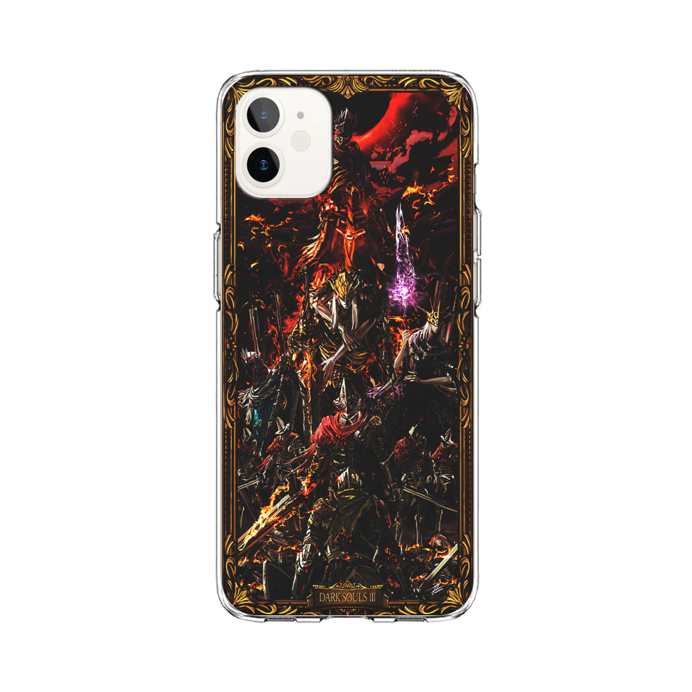 Dark Souls III Poster iPhone 12 Case-Phone Case-Clear Soft Case-Altracase