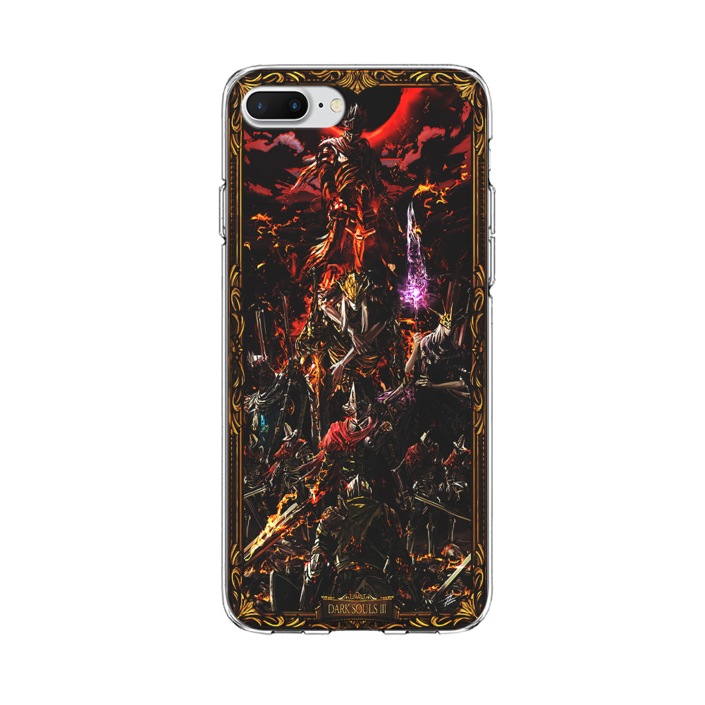 Dark Souls III Poster iPhone 8 Plus Case-Phone Case-Clear Soft Case-Altracase