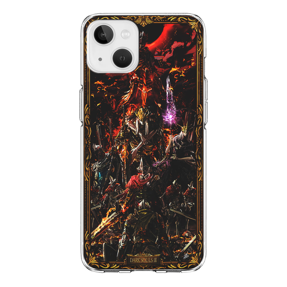 Dark Souls III Poster iPhone 13 Mini Case-Phone Case-Clear Soft Case-Altracase