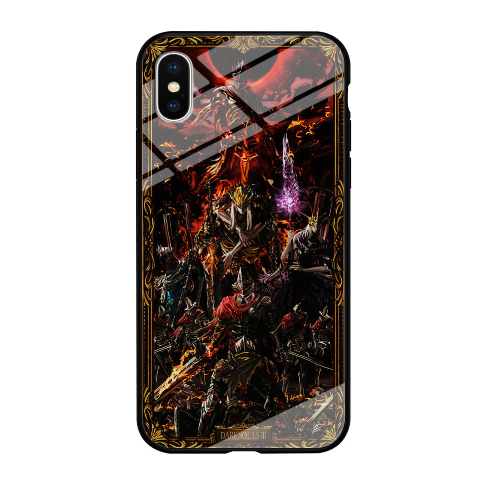 Dark Souls III Poster iPhone Xs Case-Phone Case-Tempered Glass Case-Altracase
