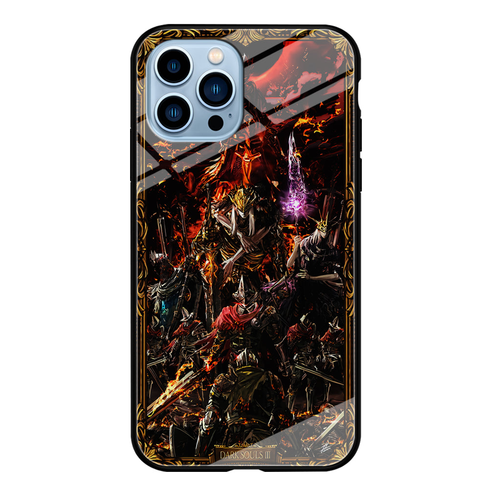 Dark Souls III Poster iPhone 15 Pro Max Case-Phone Case-Tempered Glass Case-Altracase