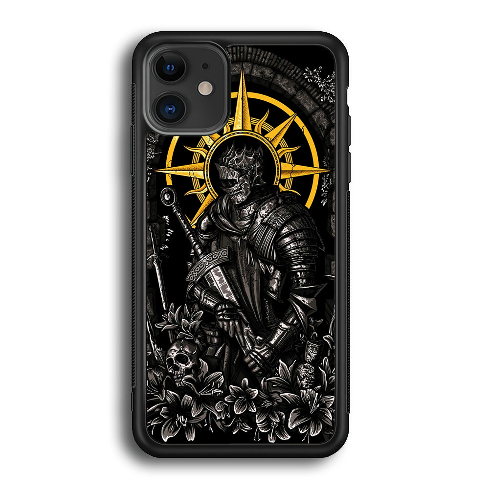 Dark Souls Soul Of Cinder iPhone 12 Case-Phone Case-Rubber Black (2D Case)-Altracase