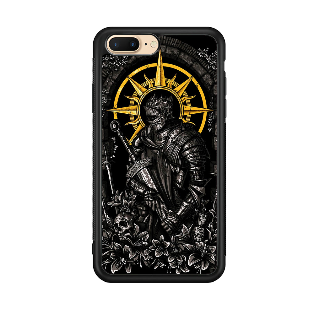 Dark Souls Soul Of Cinder iPhone 7 Plus Case-Phone Case-Rubber Black (2D Case)-Altracase