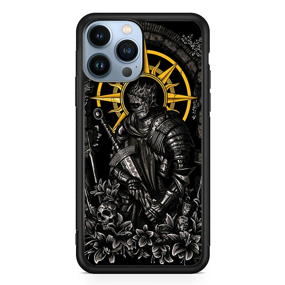 Dark Souls Soul Of Cinder iPhone 13 Pro Case-Phone Case-Rubber Black (2D Case)-Altracase