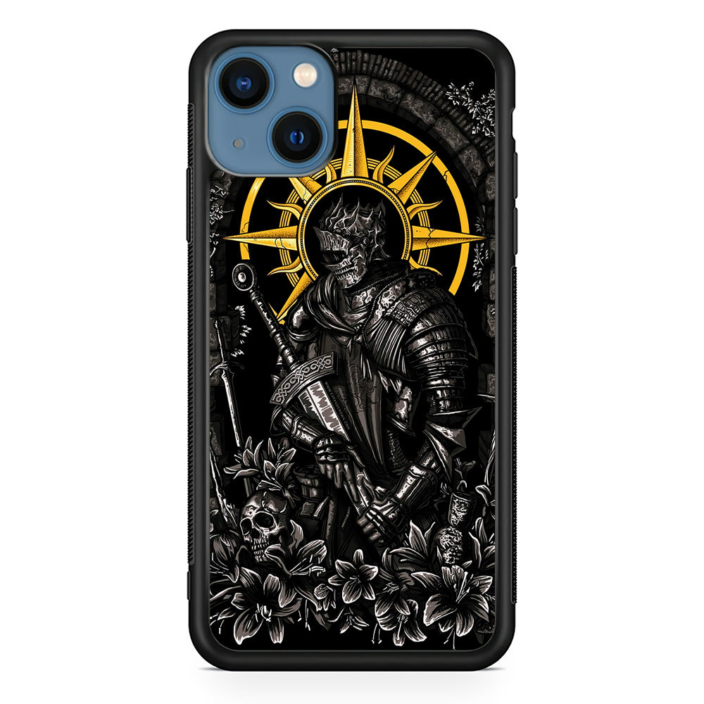 Dark Souls Soul Of Cinder iPhone 15 Case-Phone Case-Rubber Black (2D Case)-Altracase